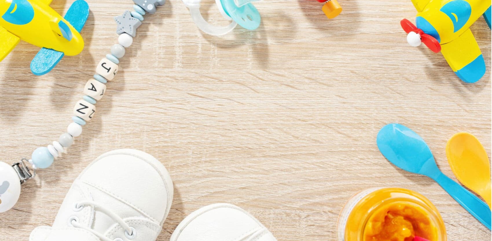 منتجات متنوعة من عمر المواليد